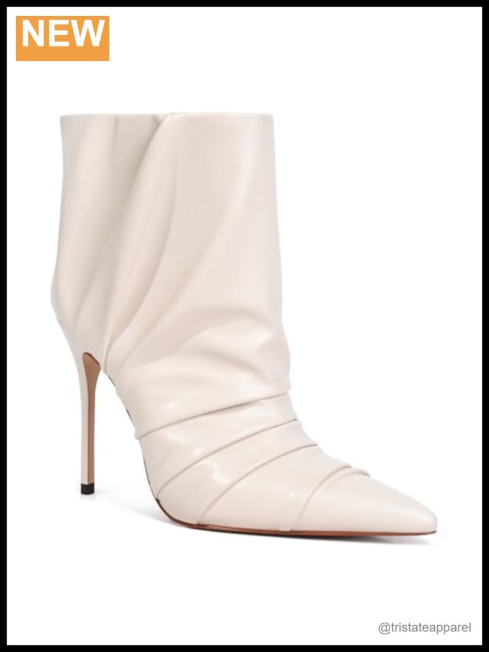 Women's Stiletto Ankle Booties ~ Pointed Toe High Heel Pull On ~ 4 inch